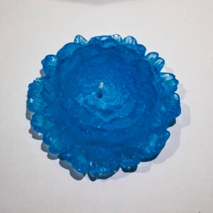 gel rose candle