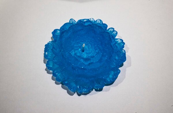 gel rose candle
