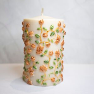 Hand painted Candle