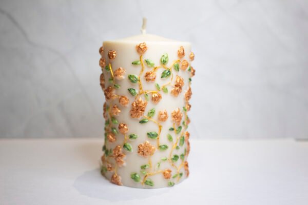 Hand painted Candle